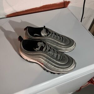 Nike Men's Air Max 97 Metallic Silver Sneakers